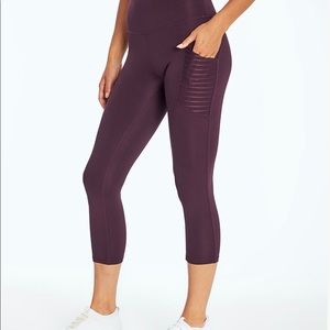 Bally TOtal Fitness Plum Leggings